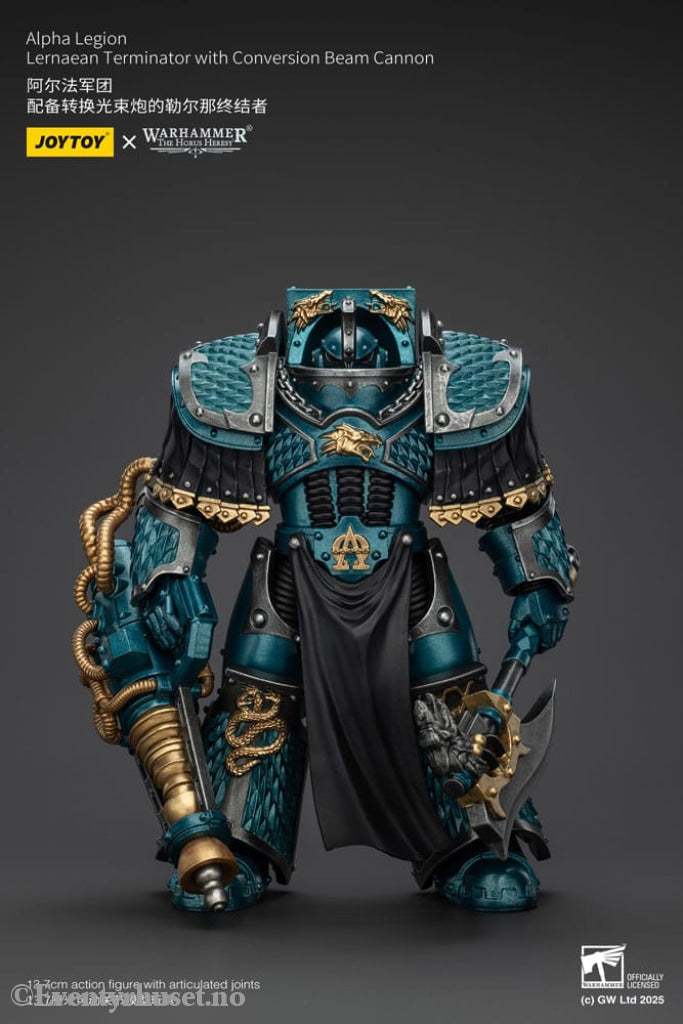 Warhammer The Horus Heresy Action Figure Alpha Legion Lernaean Terminator with Conversion Beam Cannon 20 cm Toys