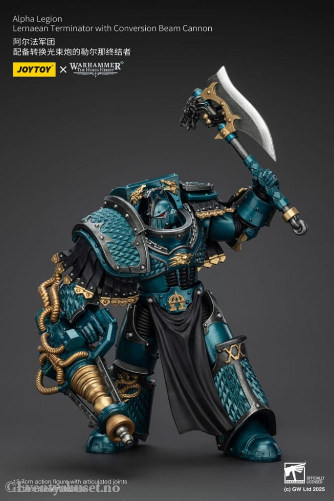 Warhammer The Horus Heresy Action Figure Alpha Legion Lernaean Terminator with Conversion Beam Cannon 20 cm Toys