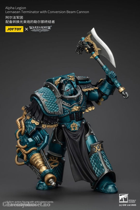 Warhammer The Horus Heresy Action Figure Alpha Legion Lernaean Terminator with Conversion Beam Cannon 20 cm Toys