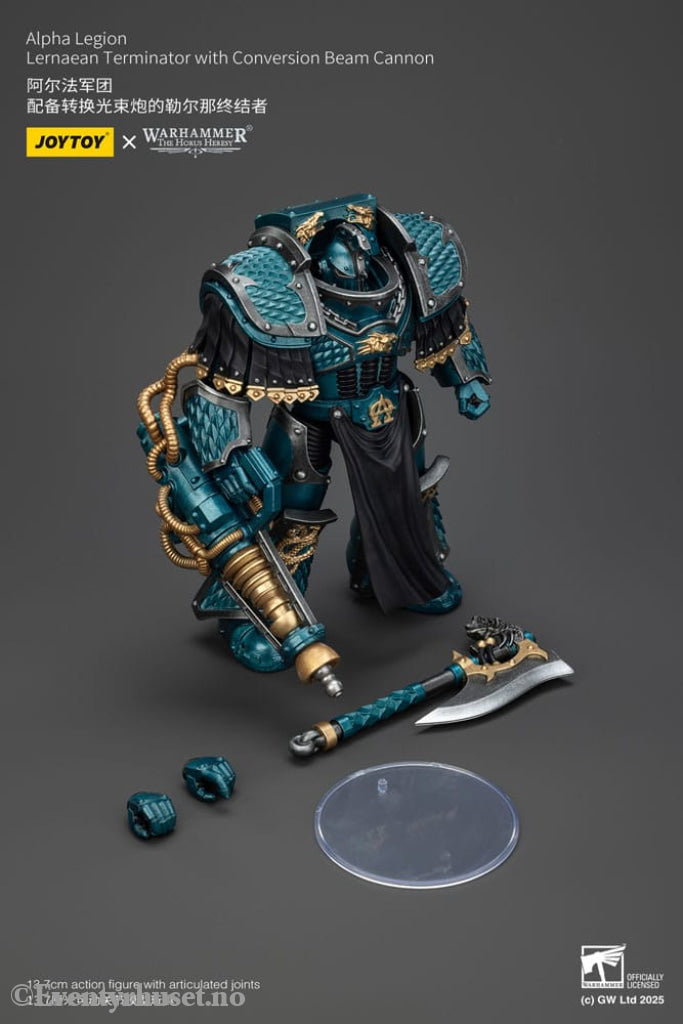 Warhammer The Horus Heresy Action Figure Alpha Legion Lernaean Terminator with Conversion Beam Cannon 20 cm Toys