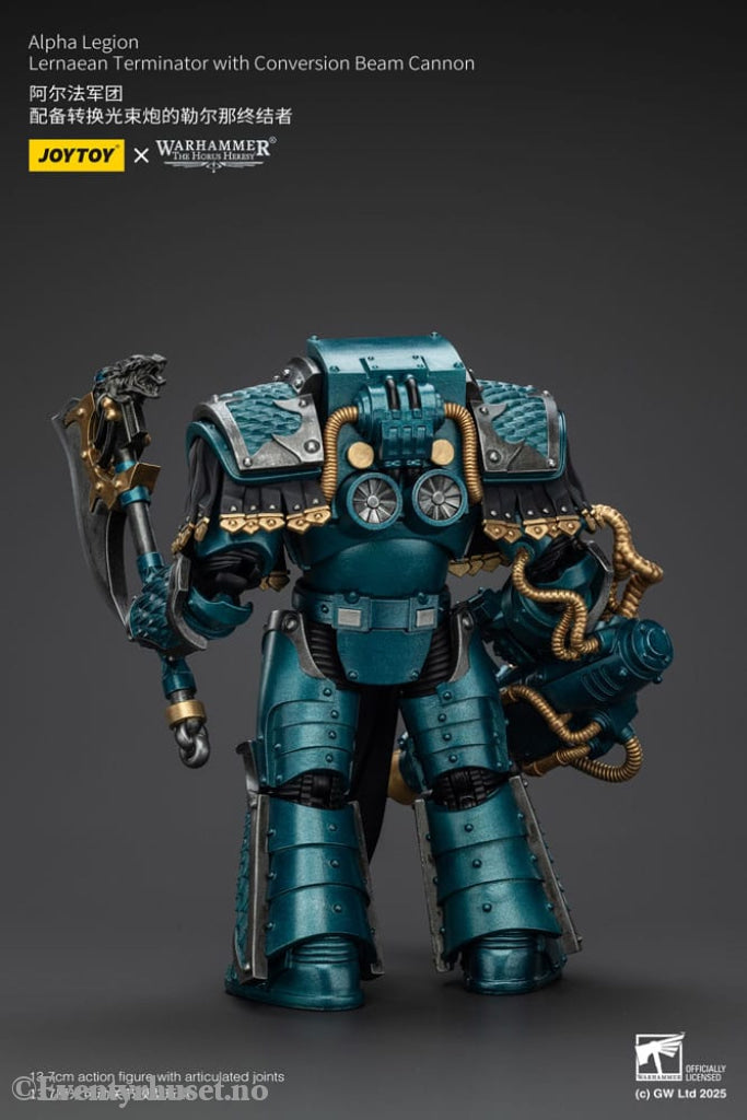 Warhammer The Horus Heresy Action Figure Alpha Legion Lernaean Terminator with Conversion Beam Cannon 20 cm Toys