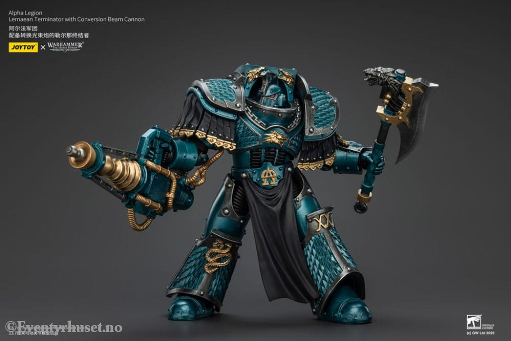 Warhammer The Horus Heresy Action Figure Alpha Legion Lernaean Terminator with Conversion Beam Cannon 20 cm Toys
