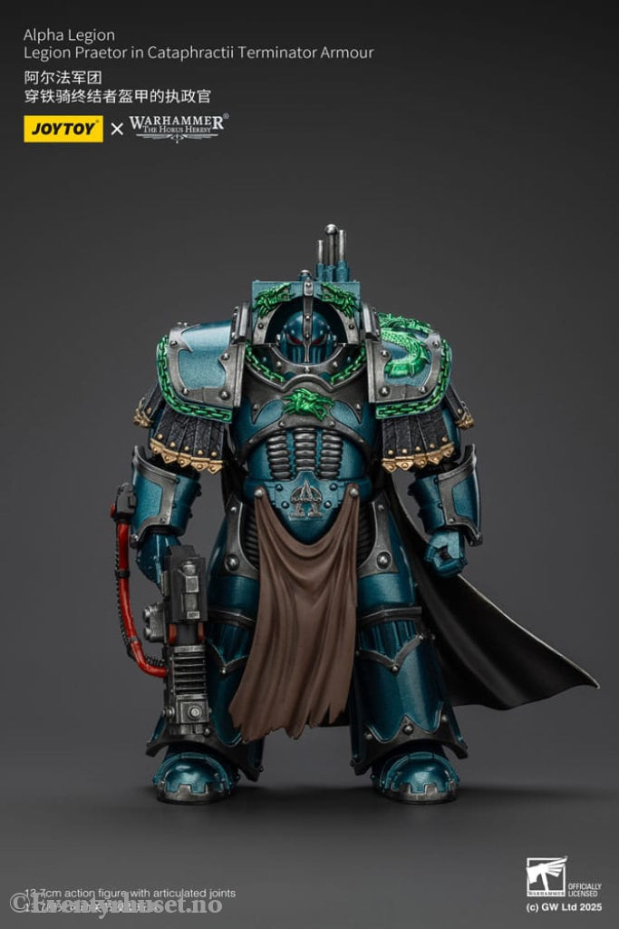 Warhammer The Horus Heresy Action Figure Alpha Legion Legion Praetor in Cataphractii Terminator Armour 18 cm Toys