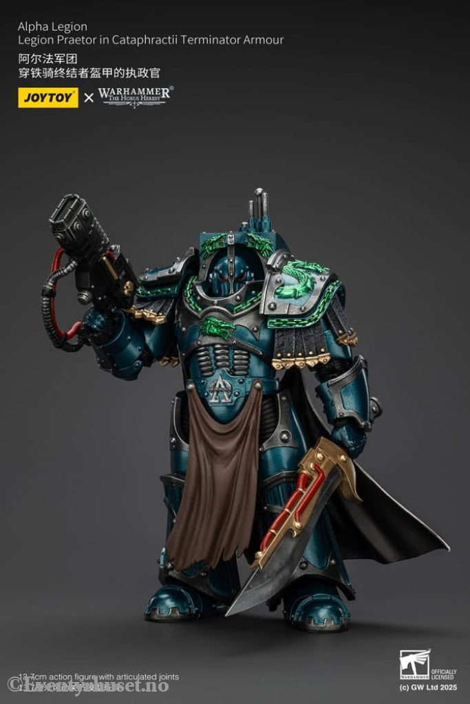 Warhammer The Horus Heresy Action Figure Alpha Legion Legion Praetor in Cataphractii Terminator Armour 18 cm Toys