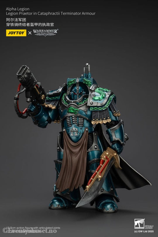 Warhammer The Horus Heresy Action Figure Alpha Legion Legion Praetor in Cataphractii Terminator Armour 18 cm Toys
