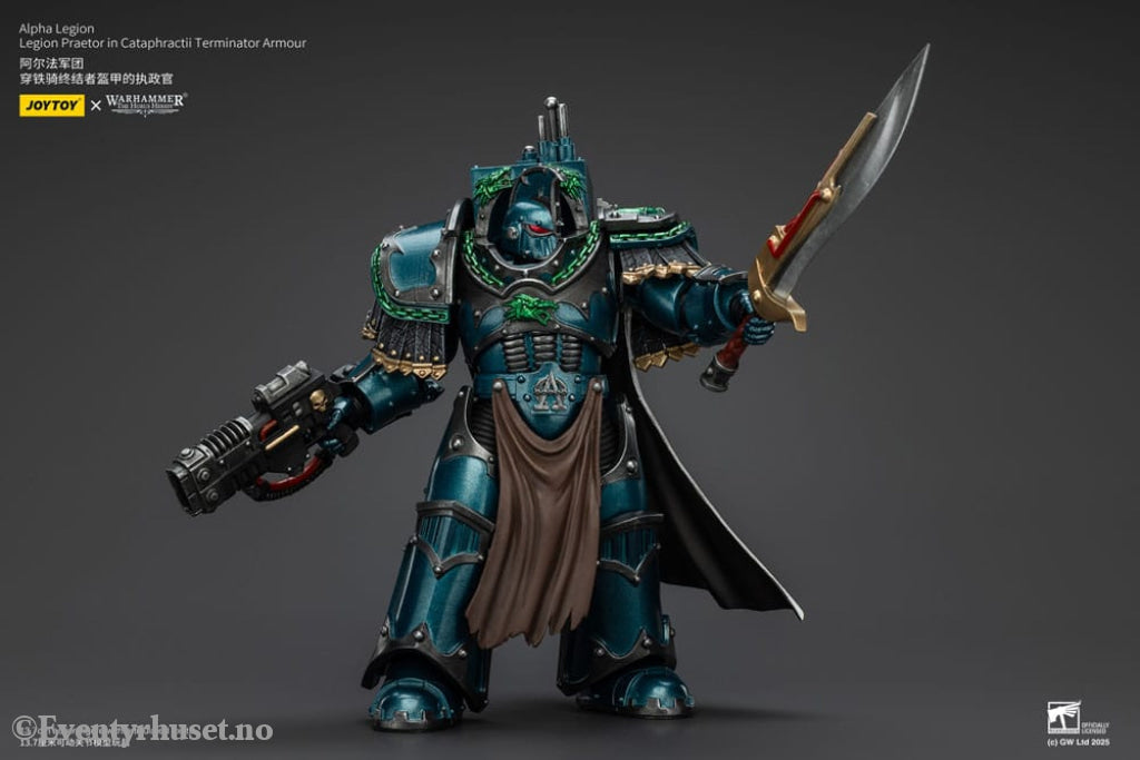Warhammer The Horus Heresy Action Figure Alpha Legion Legion Praetor in Cataphractii Terminator Armour 18 cm Toys