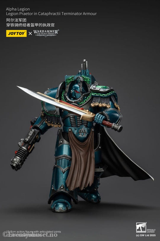 Warhammer The Horus Heresy Action Figure Alpha Legion Legion Praetor in Cataphractii Terminator Armour 18 cm Toys