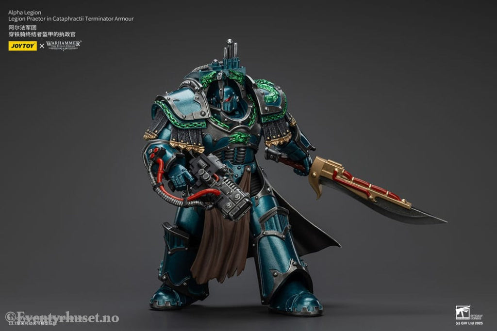 Warhammer The Horus Heresy Action Figure Alpha Legion Legion Praetor in Cataphractii Terminator Armour 18 cm Toys