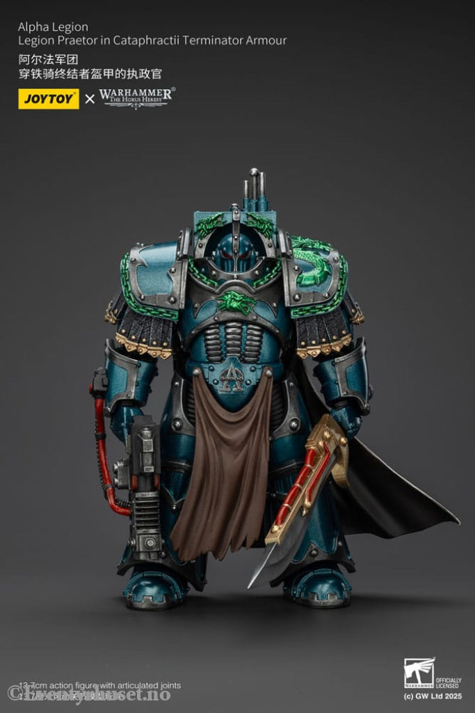 Warhammer The Horus Heresy Action Figure Alpha Legion Legion Praetor in Cataphractii Terminator Armour 18 cm Toys