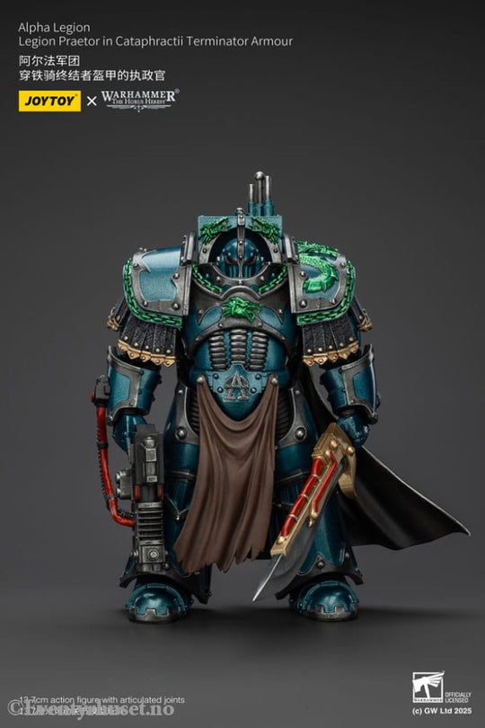 Warhammer The Horus Heresy Action Figure Alpha Legion Legion Praetor in Cataphractii Terminator Armour 18 cm Toys