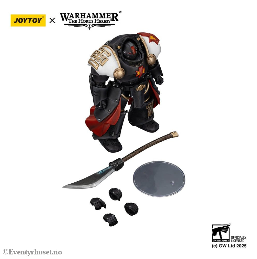 Warhammer The Horus Heresy Action Figure White Scars Ebon Keshig Terminator 2 with Power Glaive 13 cm Toys