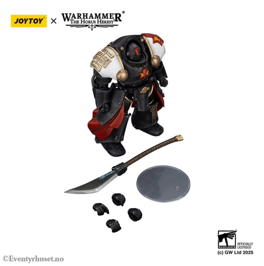 Warhammer The Horus Heresy Action Figure White Scars Ebon Keshig Terminator 2 with Power Glaive 13 cm Toys