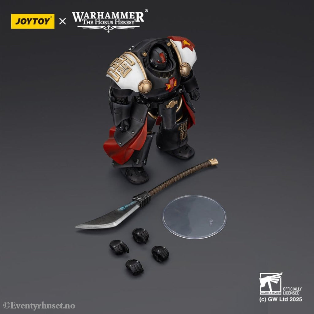 Warhammer The Horus Heresy Action Figure White Scars Ebon Keshig Terminator 2 with Power Glaive 13 cm Toys