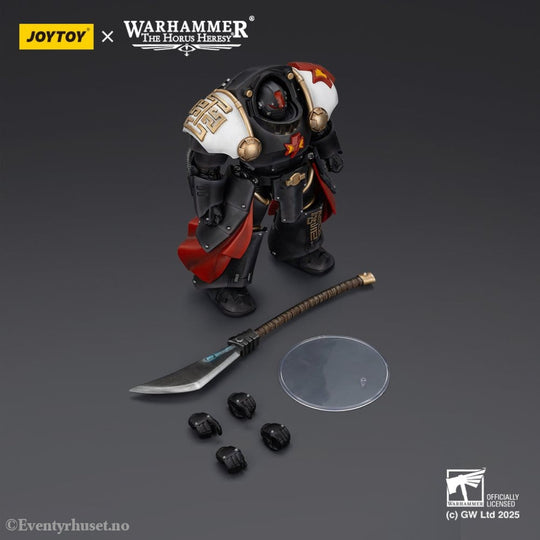 Warhammer The Horus Heresy Action Figure White Scars Ebon Keshig Terminator 2 with Power Glaive 13 cm Toys