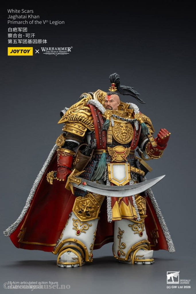 Warhammer The Horus Heresy Action Figure White Scars Jaghatai Khan Primarch of the Vth Legion 19 cm Toys