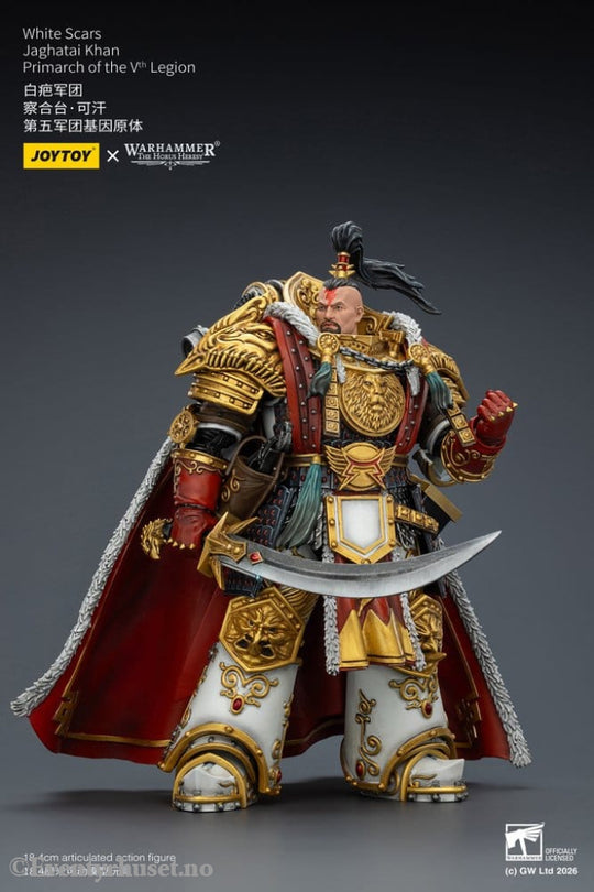 Warhammer The Horus Heresy Action Figure White Scars Jaghatai Khan Primarch of the Vth Legion 19 cm Toys