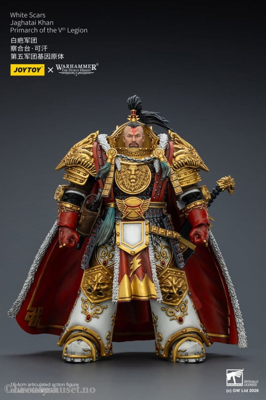 Warhammer The Horus Heresy Action Figure White Scars Jaghatai Khan Primarch of the Vth Legion 19 cm Toys