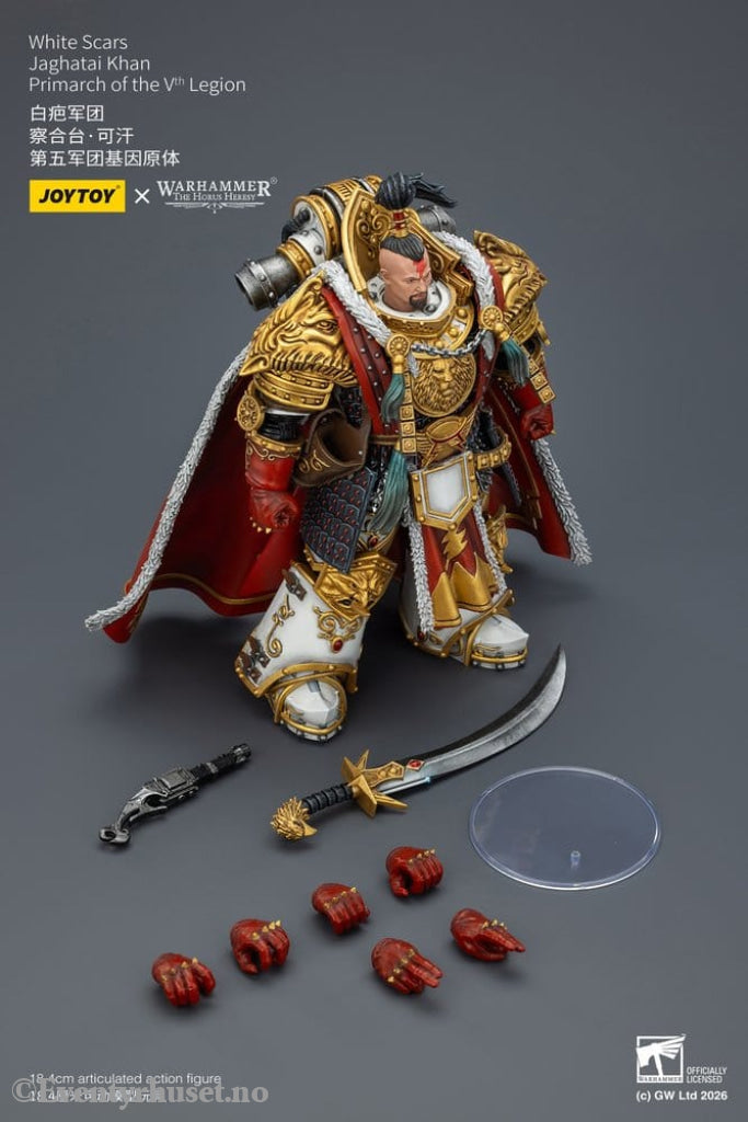 Warhammer The Horus Heresy Action Figure White Scars Jaghatai Khan Primarch of the Vth Legion 19 cm Toys