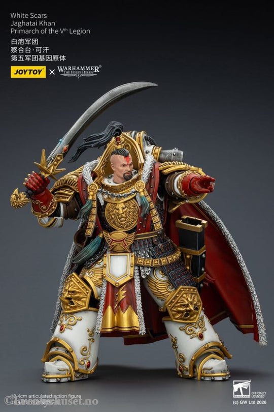 Warhammer The Horus Heresy Action Figure White Scars Jaghatai Khan Primarch of the Vth Legion 19 cm Toys