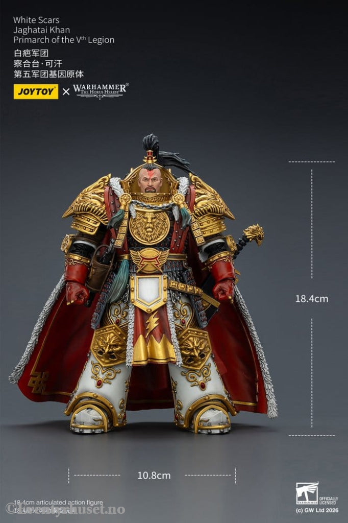 Warhammer The Horus Heresy Action Figure White Scars Jaghatai Khan Primarch of the Vth Legion 19 cm Toys