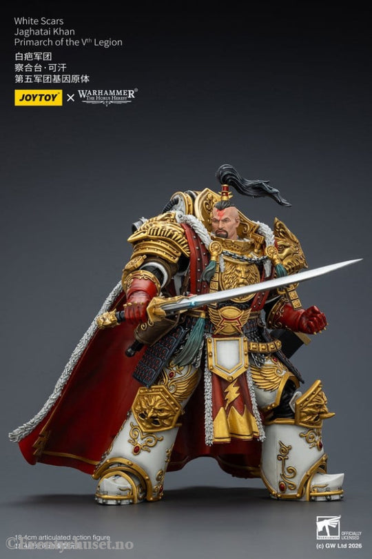 Warhammer The Horus Heresy Action Figure White Scars Jaghatai Khan Primarch of the Vth Legion 19 cm Toys