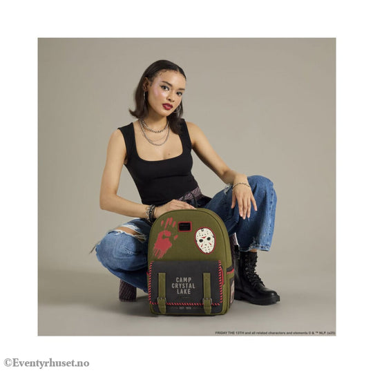 Warner Bros by Loungefly Full-Size Backpack Friday the 13th Fashion & Accessories