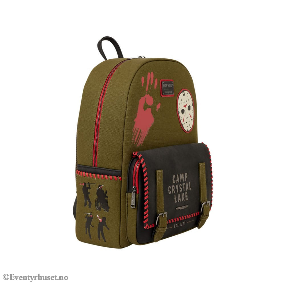 Warner Bros by Loungefly Full-Size Backpack Friday the 13th Fashion & Accessories
