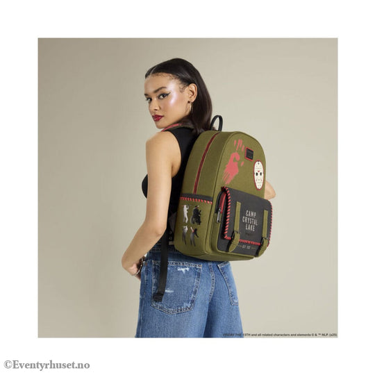 Warner Bros by Loungefly Full-Size Backpack Friday the 13th Fashion & Accessories