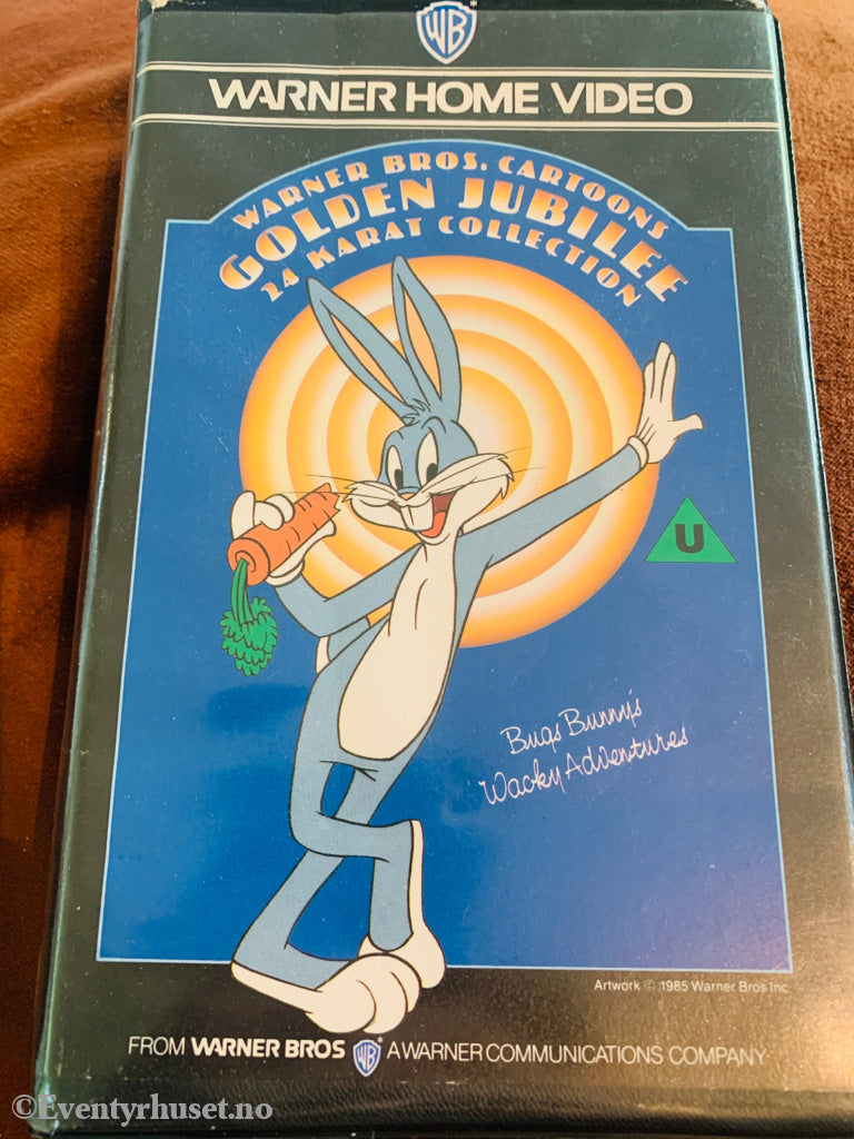 Warner Bros. Golden Jubilee Bugs Bunny’s Wacky Adventures (1985). VHS Big Box.