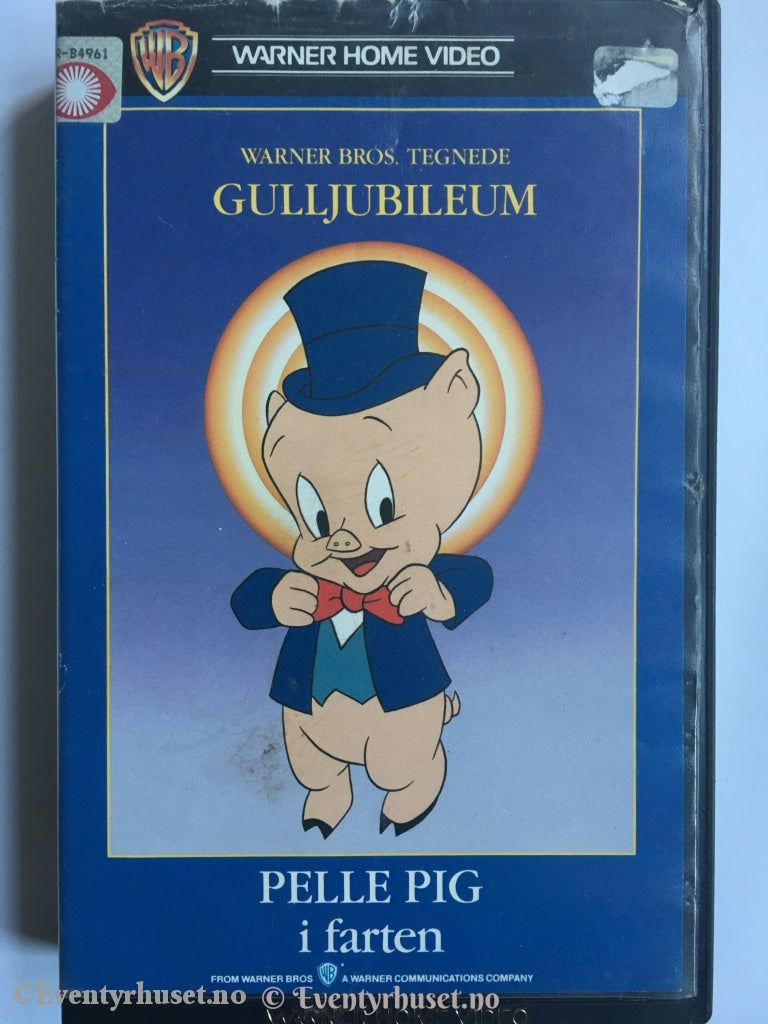 Warner Bros. Tegnede Gulljubileum. Pelle Pig I Farten. Vhs Big Box.
