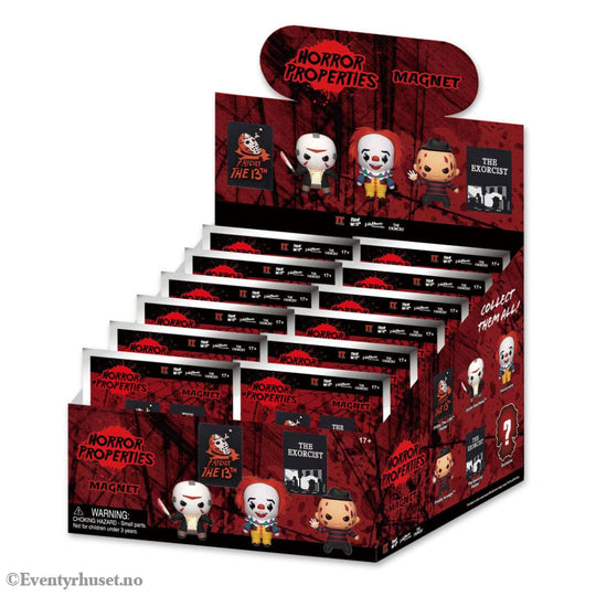 Warner Brothers 3D 3D Magnets Horror Series 1 Display (12) Home & Gifts