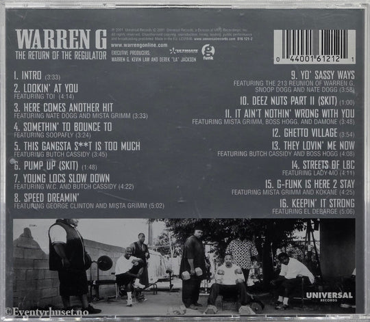 Warren G. 2002. The Return of the Regulator. CD