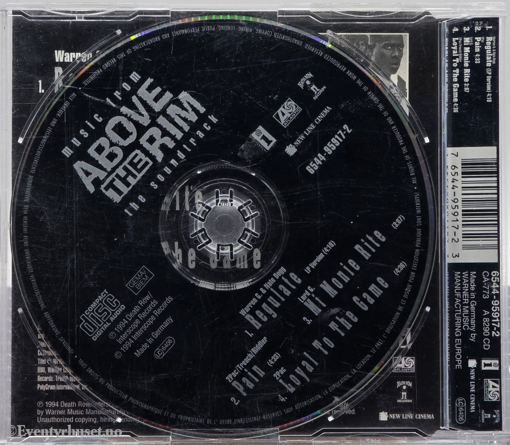 Warren G & Nate Dogg (1994) "Regulate". CD-singel.