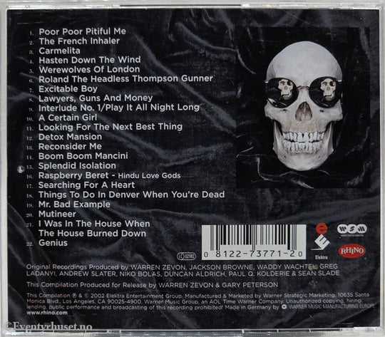 Warren Zevon (2002) - Genius: The Best Of. Musikk-CD.