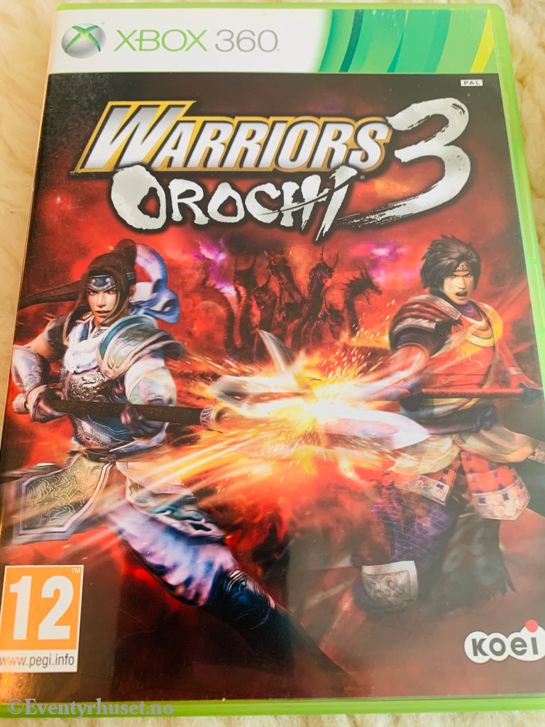 Warriors 3 Orochi. Xbox 360.