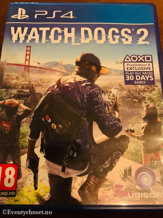 Watch Dogs 2. Playstation PS4-spill.