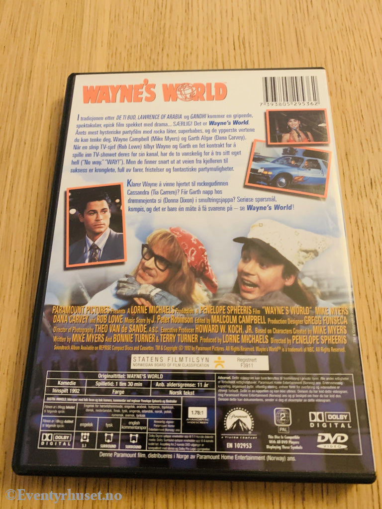 Waynes World. 1992. Dvd. Dvd