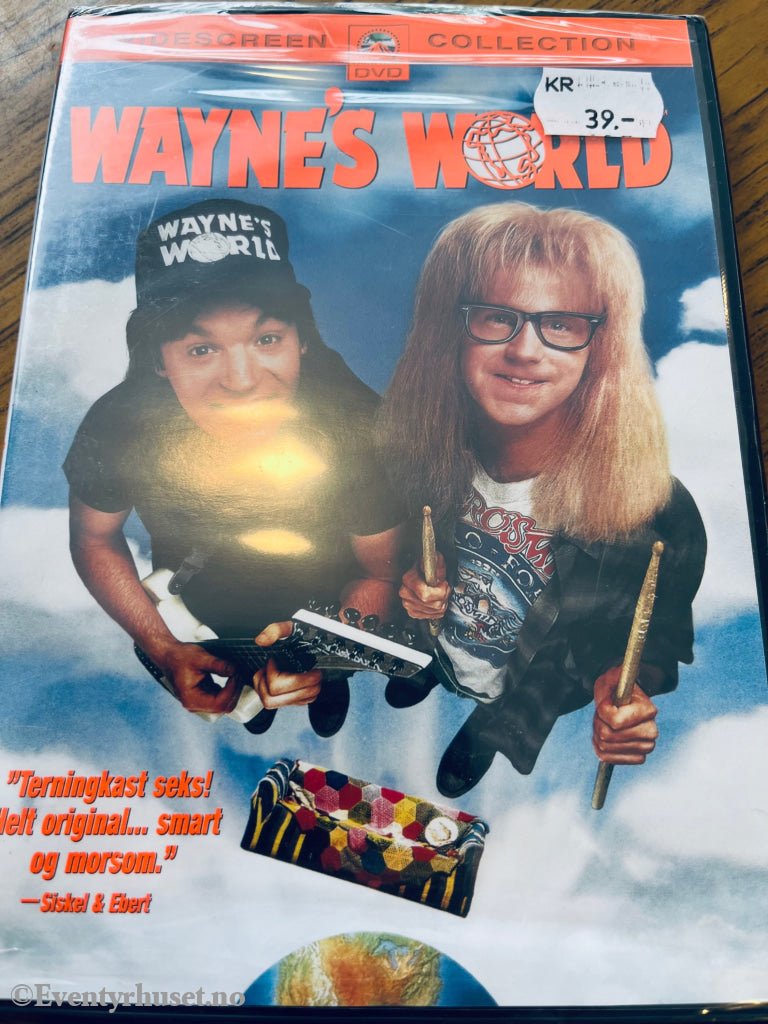 Wayne’s World. 1992. Dvd. Ny I Plast! Dvd