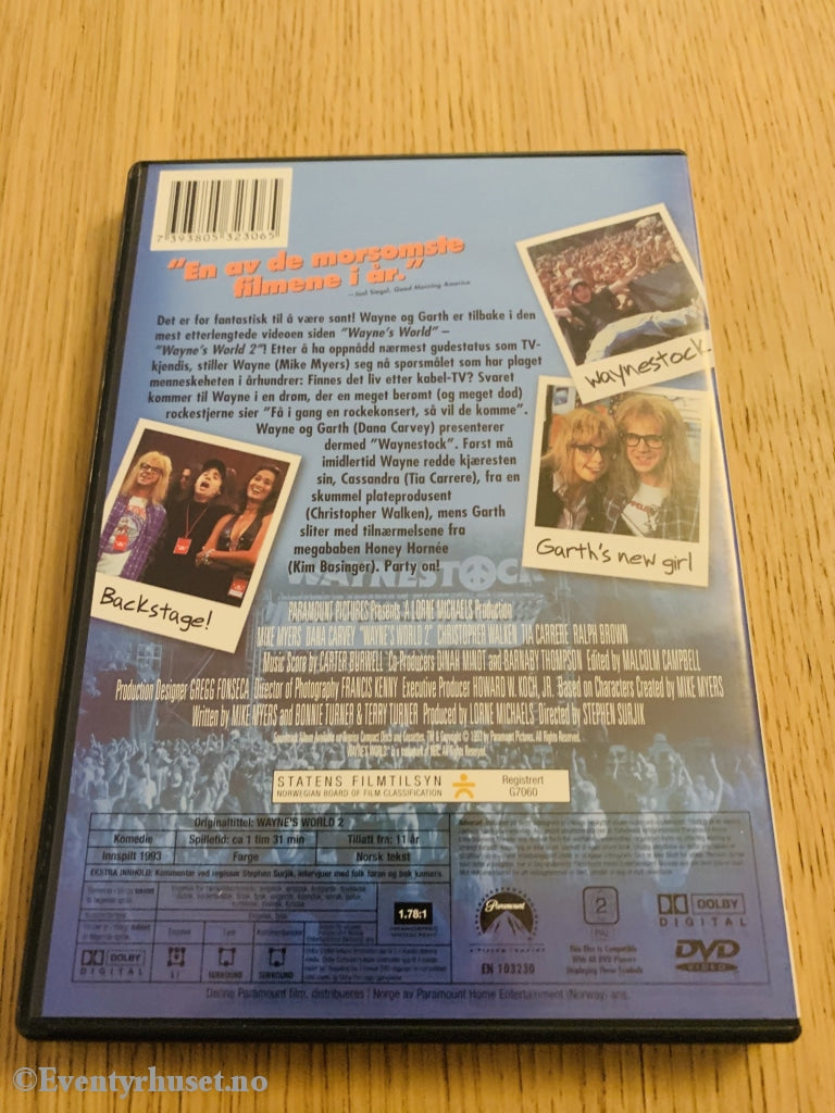 Waynes World 2. 1993. Dvd. Dvd