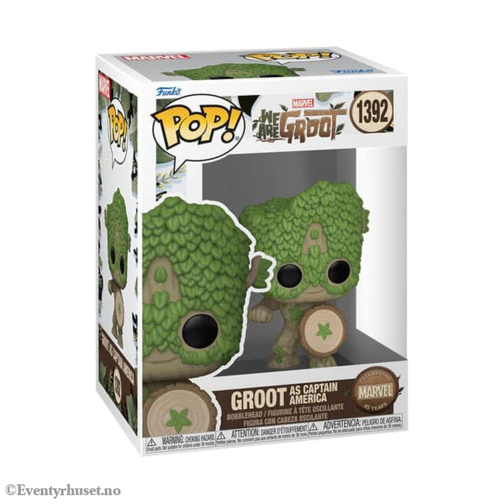We Are Groot POP! Movies Vinyl Figure Captain America 9 cm Collectibles