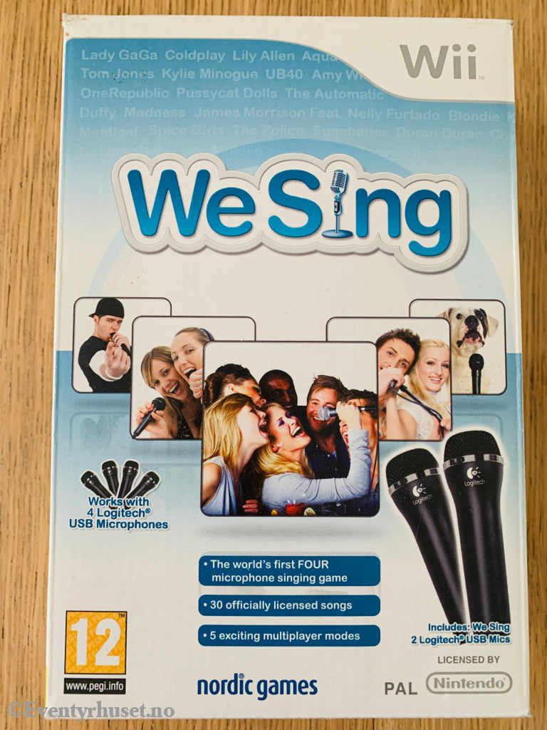 We Sing, 2009. Nintendo Wii-spill. Med to mikrofoner!