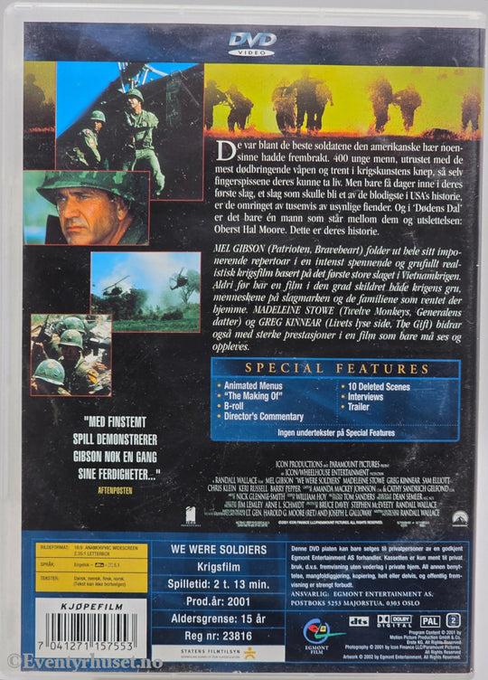 We Were Soldiers. 2002. DVD.