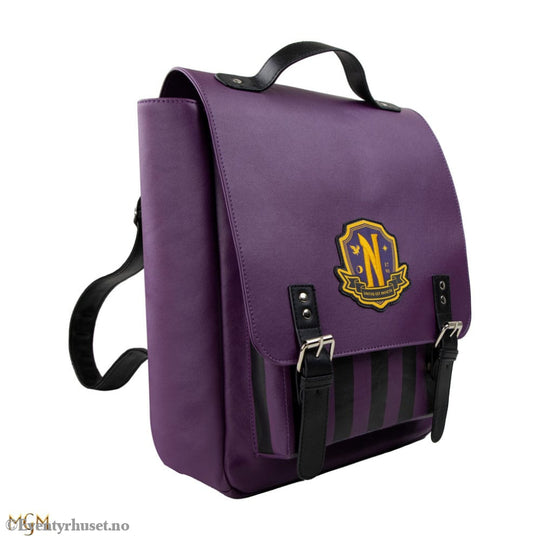 Wednesday Backpack Nevermore Academy Purple Fashion & Accessories