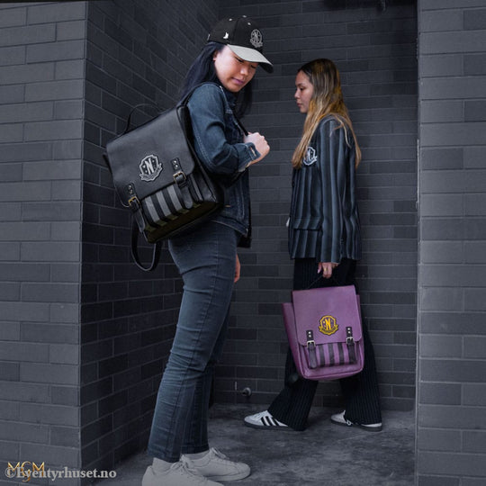 Wednesday Backpack Nevermore Academy Purple Fashion & Accessories