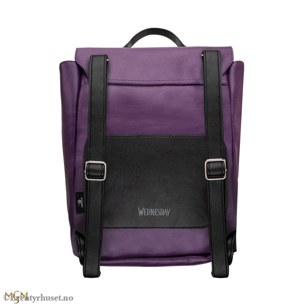 Wednesday Backpack Nevermore Academy Purple Fashion & Accessories