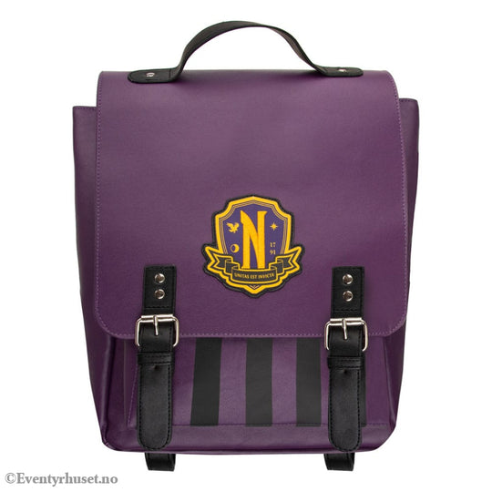 Wednesday Backpack Nevermore Academy Purple Fashion & Accessories