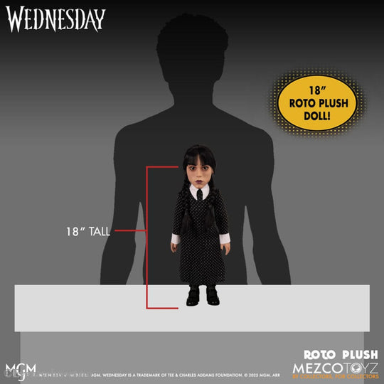 Wednesday MDS Roto Plush Doll Wednesday 46 cm Toys