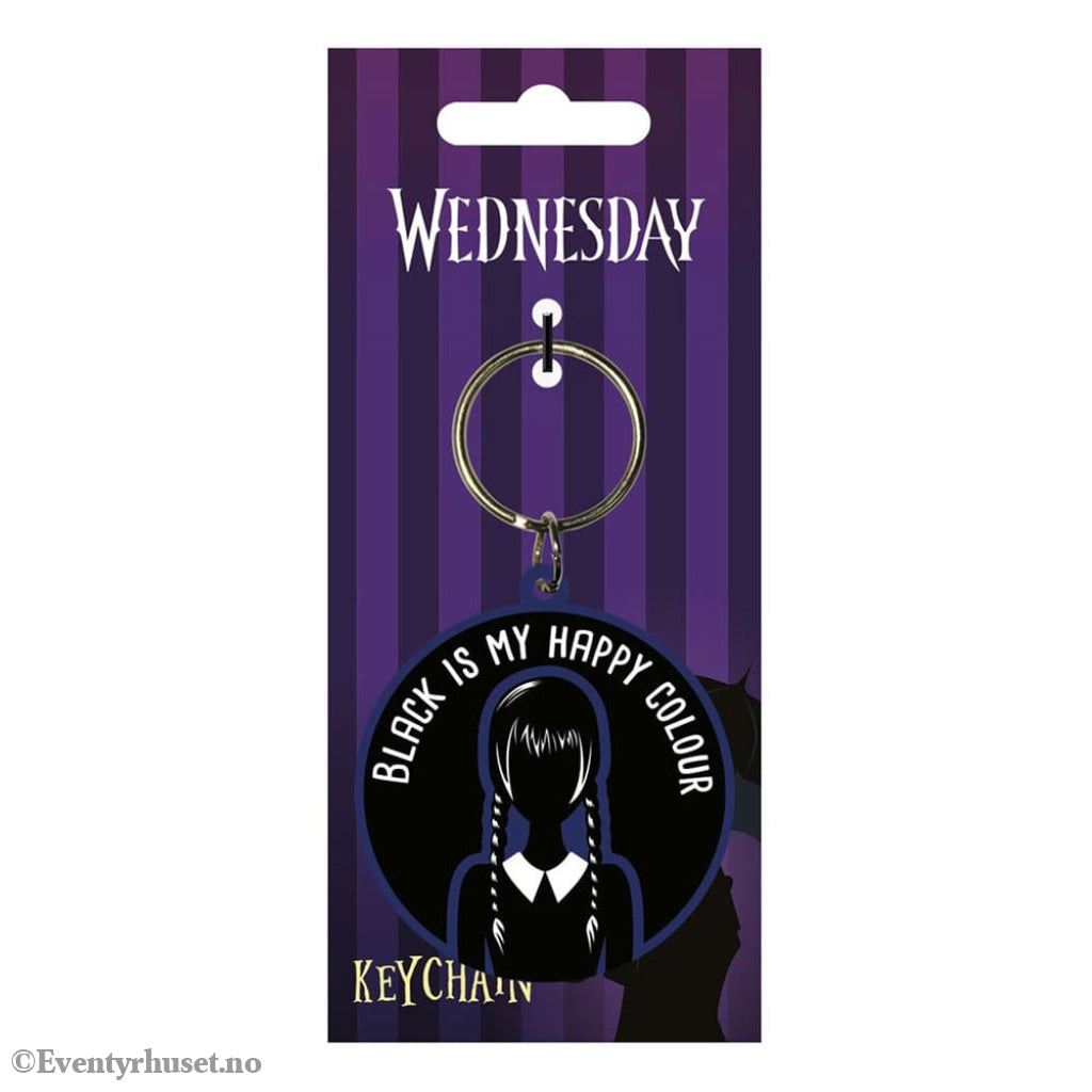 Wednesday Rubber Keychain Happy Colour Fashion & Accessories
