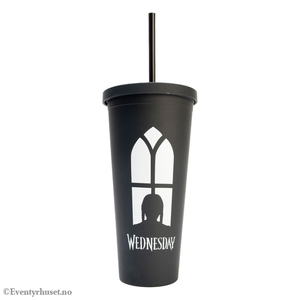 Wednesday Tumbler with Straws 485 ml Home & Gifts