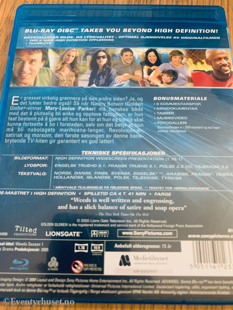 Weeds – Sesong 1 (2005). Blu-Ray.